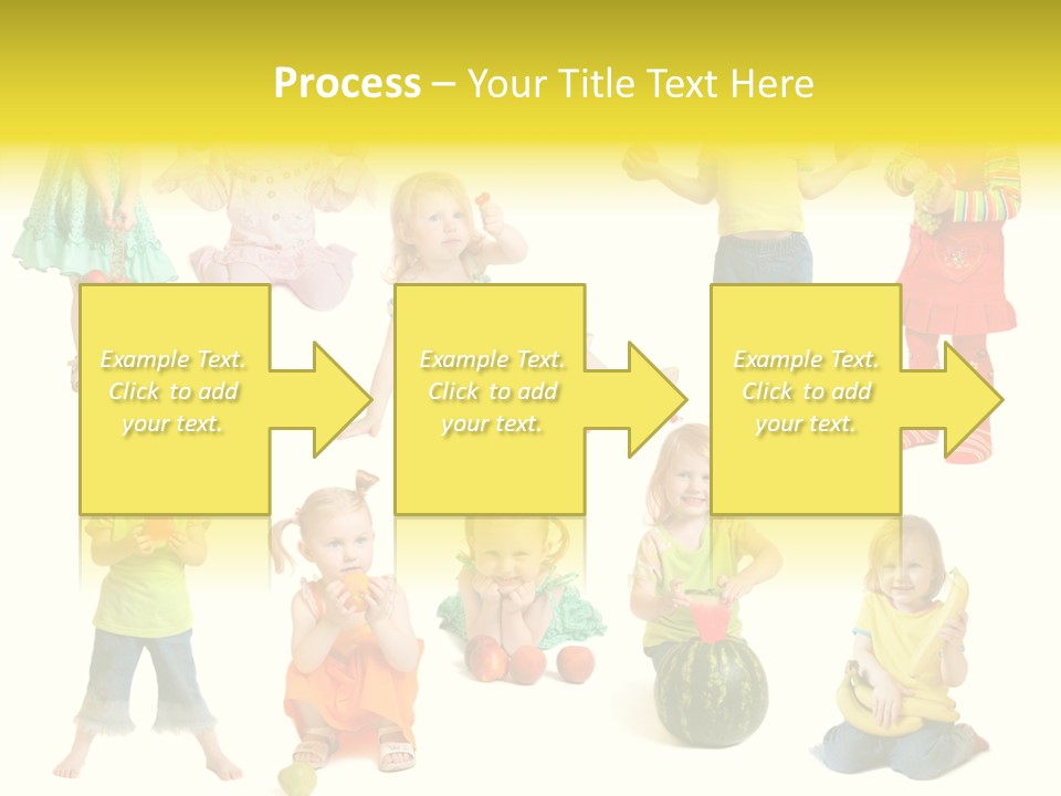 Yellow Apple People PowerPoint Template