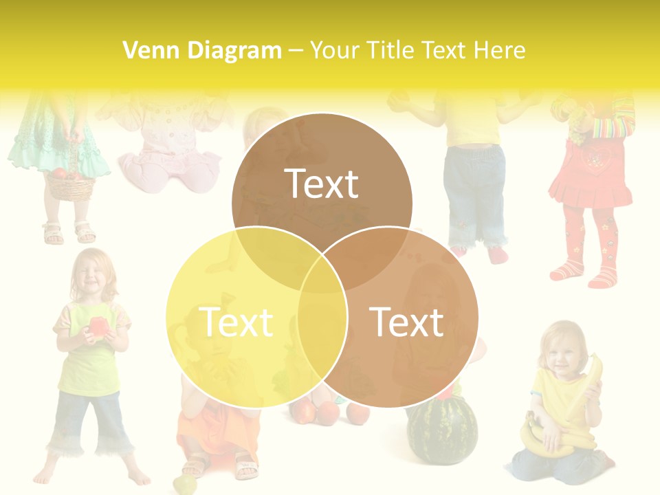 Yellow Apple People PowerPoint Template