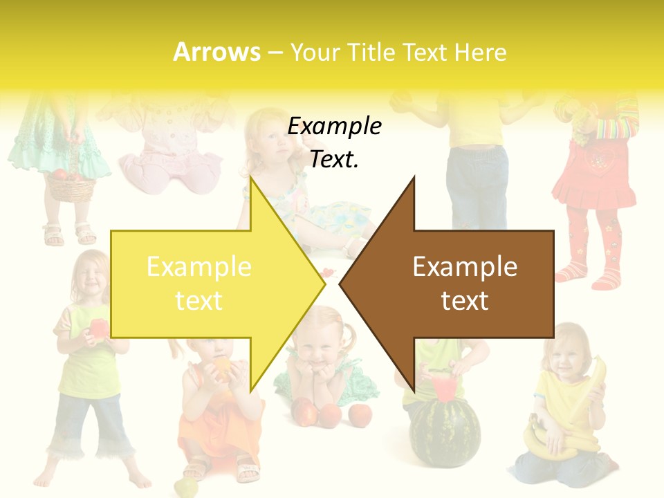 Yellow Apple People PowerPoint Template