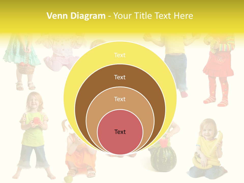 Yellow Apple People PowerPoint Template