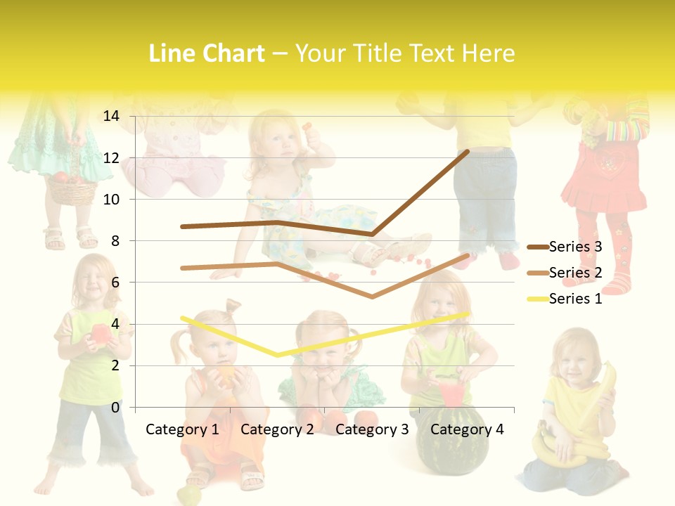 Yellow Apple People PowerPoint Template