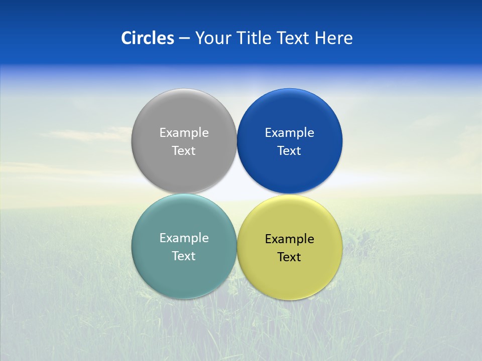 Country Grass Rural PowerPoint Template