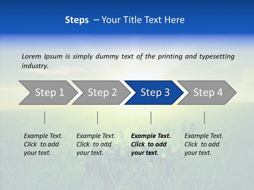 Country Grass Rural PowerPoint Template