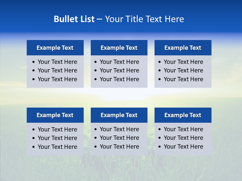 Country Grass Rural PowerPoint Template