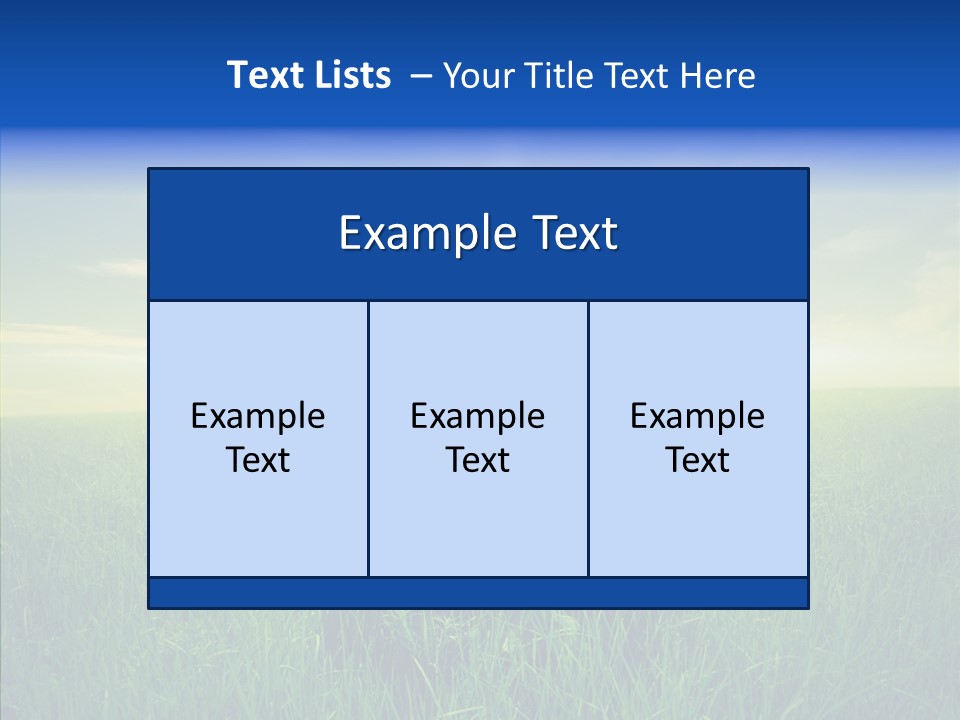 Country Grass Rural PowerPoint Template