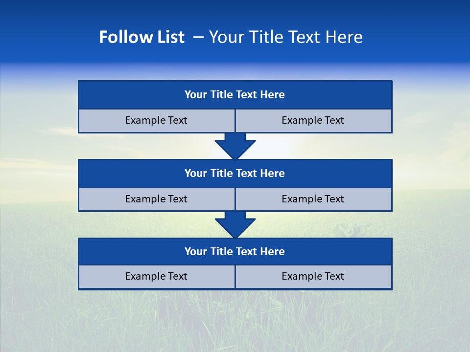 Country Grass Rural PowerPoint Template