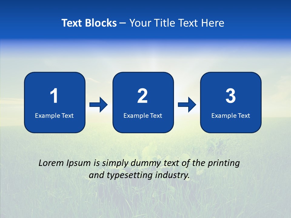 Country Grass Rural PowerPoint Template