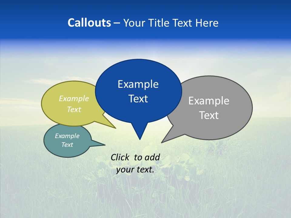 Country Grass Rural PowerPoint Template