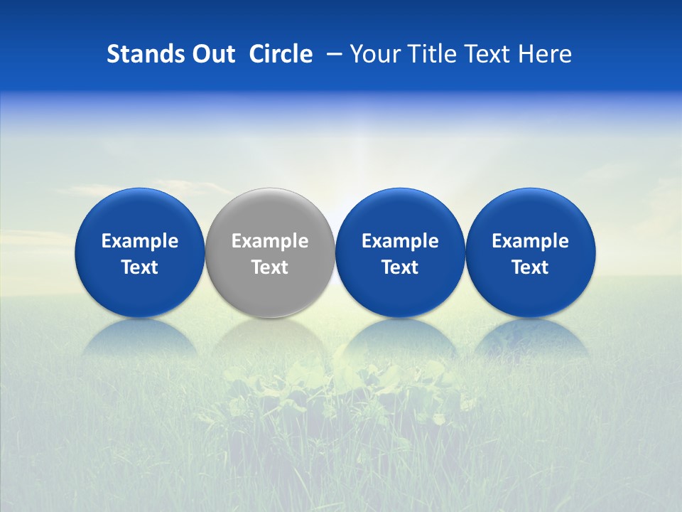 Country Grass Rural PowerPoint Template