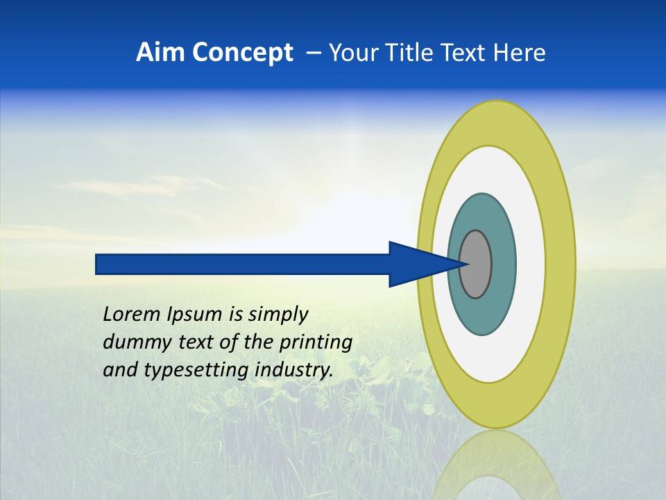 Country Grass Rural PowerPoint Template