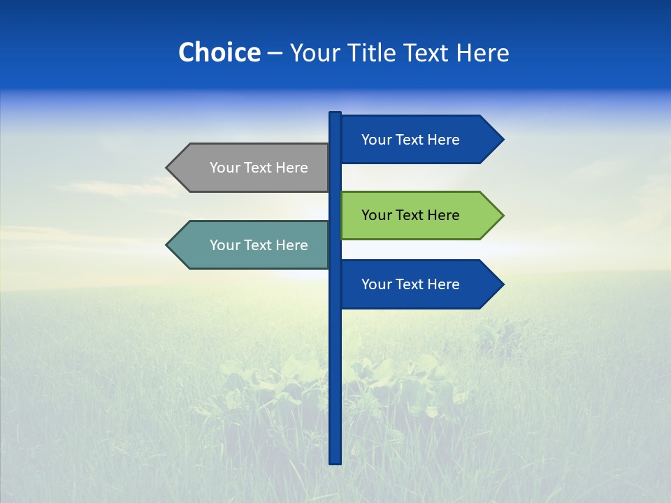 Country Grass Rural PowerPoint Template