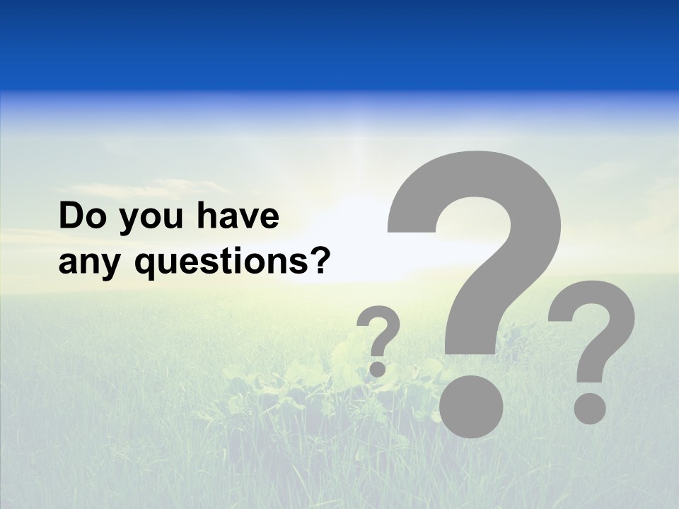 Country Grass Rural PowerPoint Template