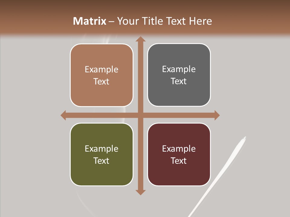 Morning Breakfast Brown PowerPoint Template