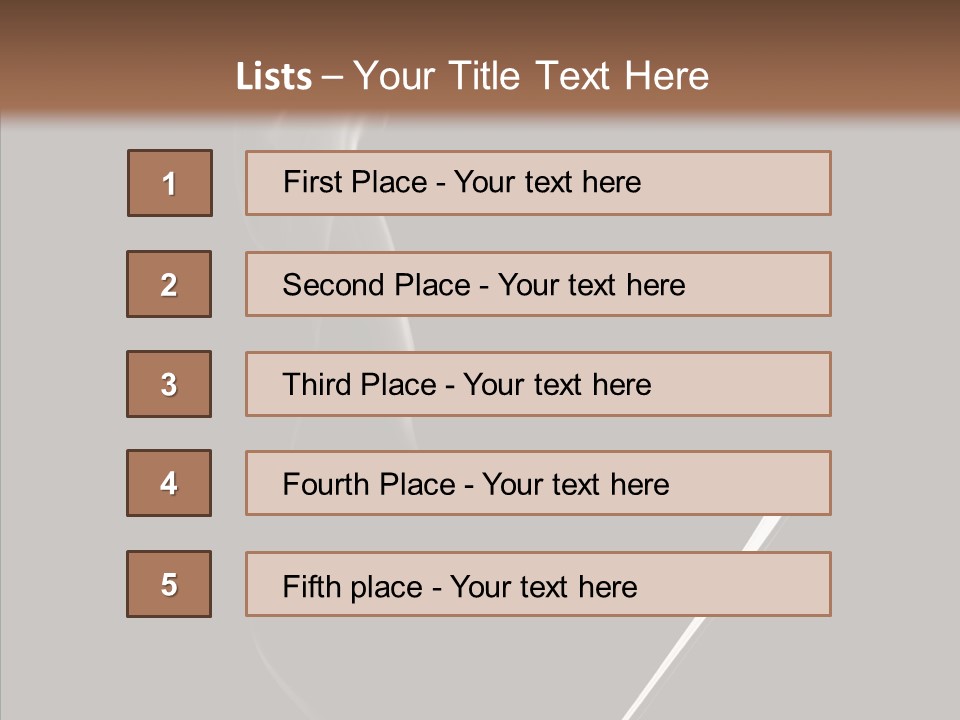 Morning Breakfast Brown PowerPoint Template