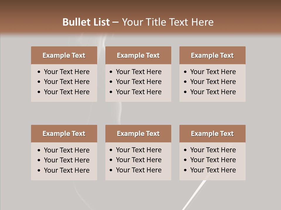 Morning Breakfast Brown PowerPoint Template