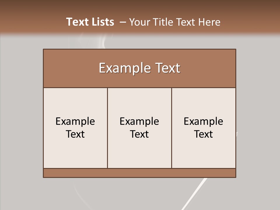 Morning Breakfast Brown PowerPoint Template