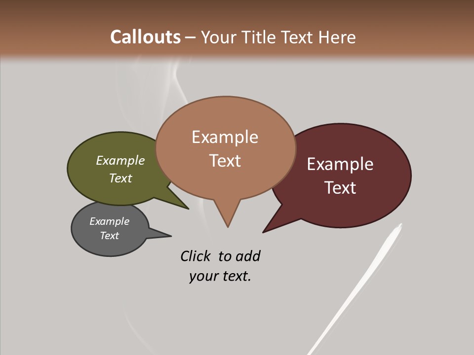 Morning Breakfast Brown PowerPoint Template