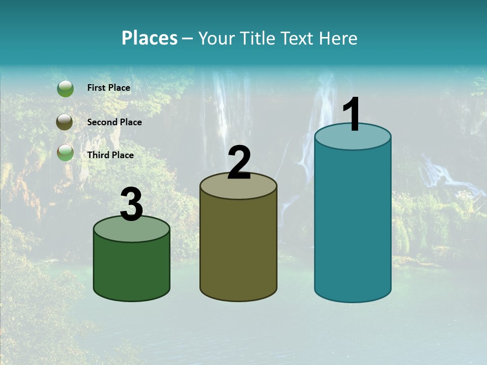 Beautiful Rock Falling PowerPoint Template