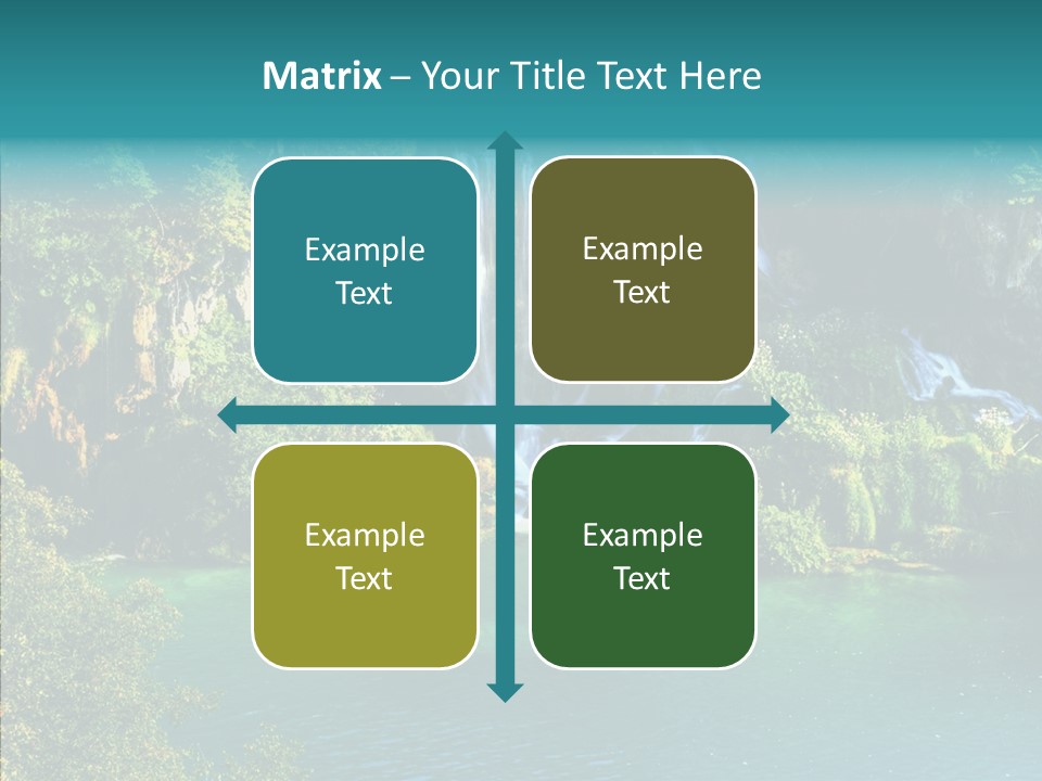 Beautiful Rock Falling PowerPoint Template