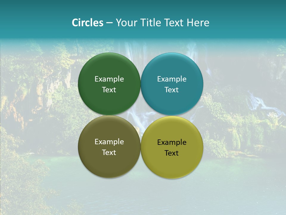 Beautiful Rock Falling PowerPoint Template