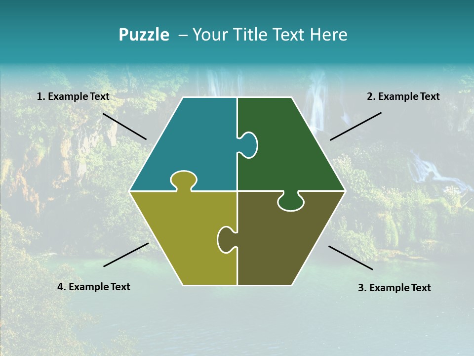 Beautiful Rock Falling PowerPoint Template