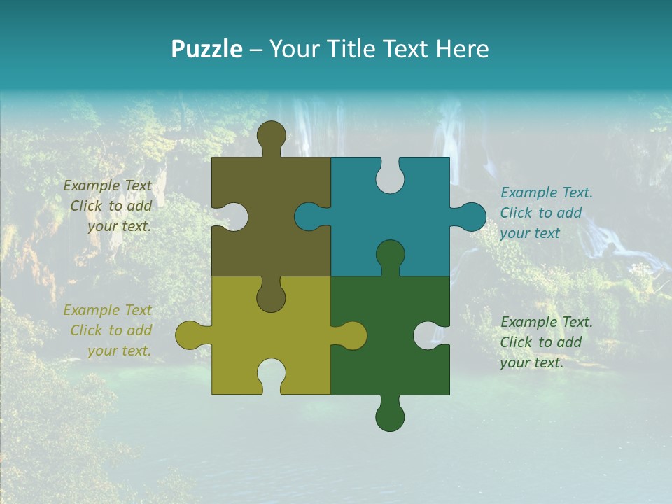 Beautiful Rock Falling PowerPoint Template