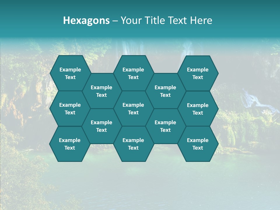 Beautiful Rock Falling PowerPoint Template