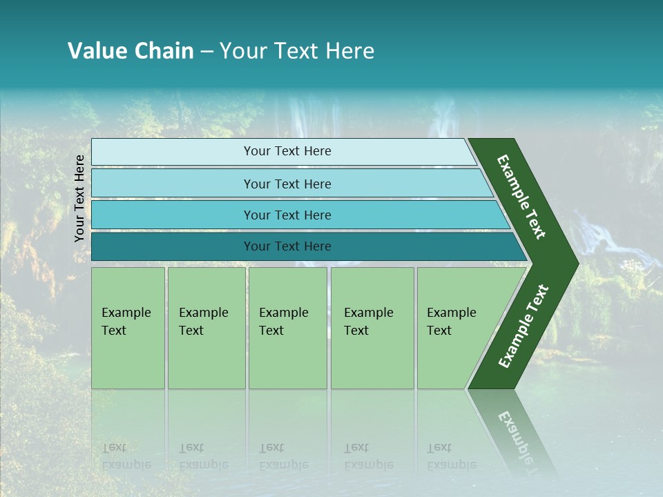 Beautiful Rock Falling PowerPoint Template