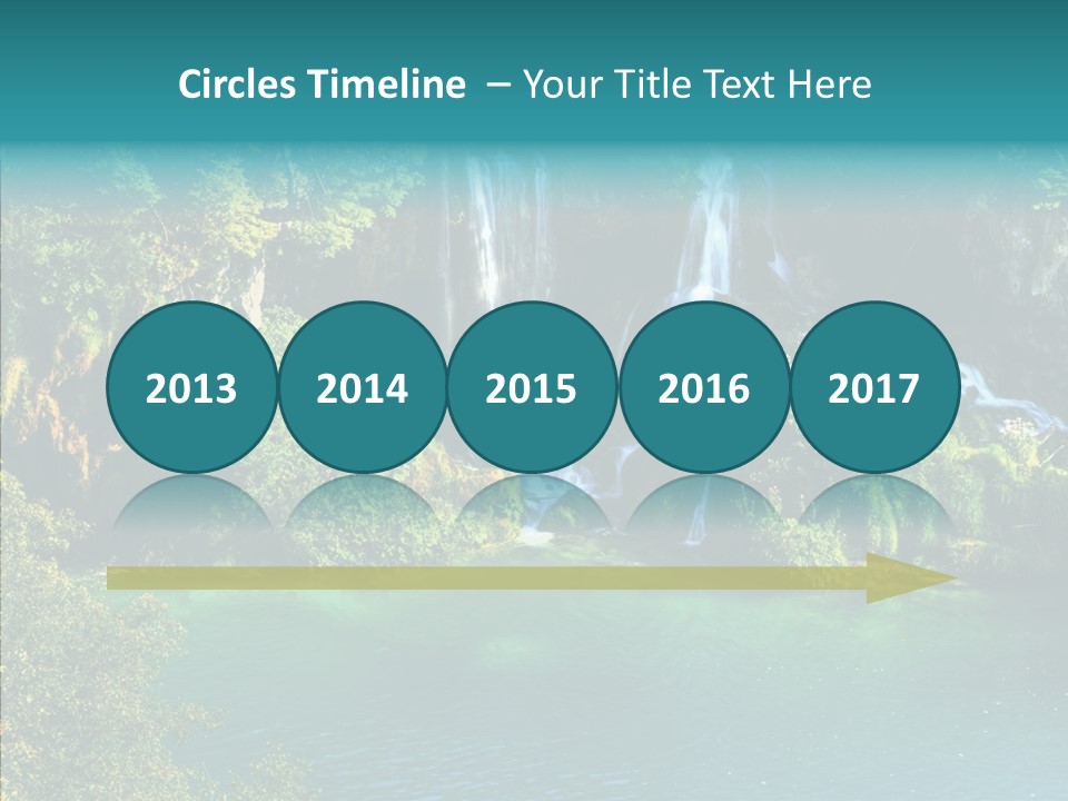 Beautiful Rock Falling PowerPoint Template