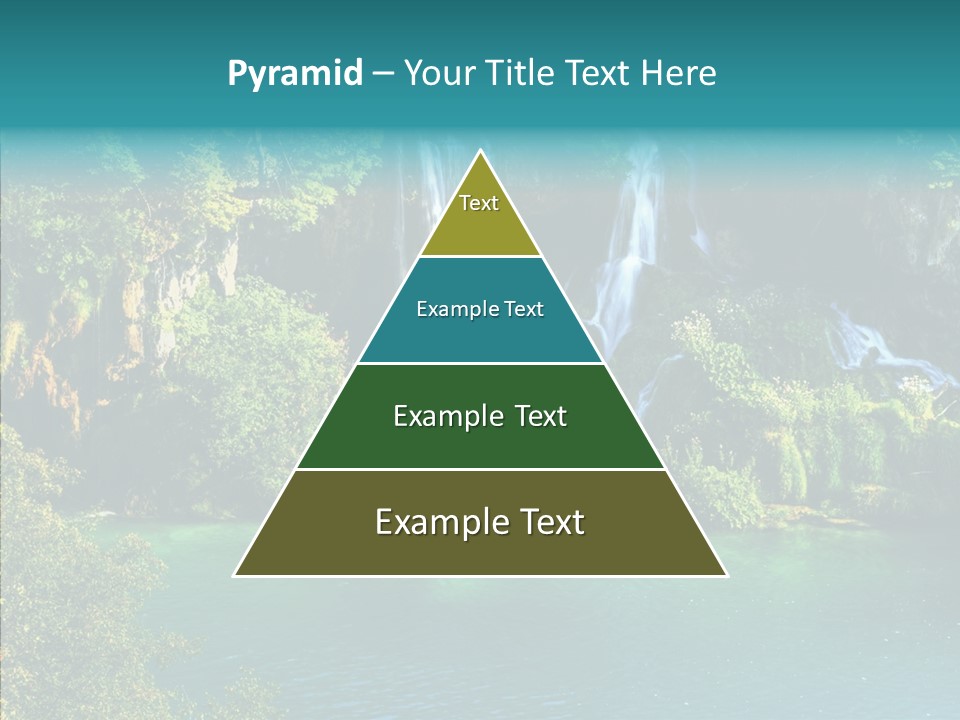 Beautiful Rock Falling PowerPoint Template