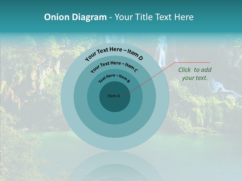 Beautiful Rock Falling PowerPoint Template