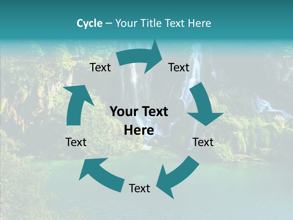Beautiful Rock Falling PowerPoint Template
