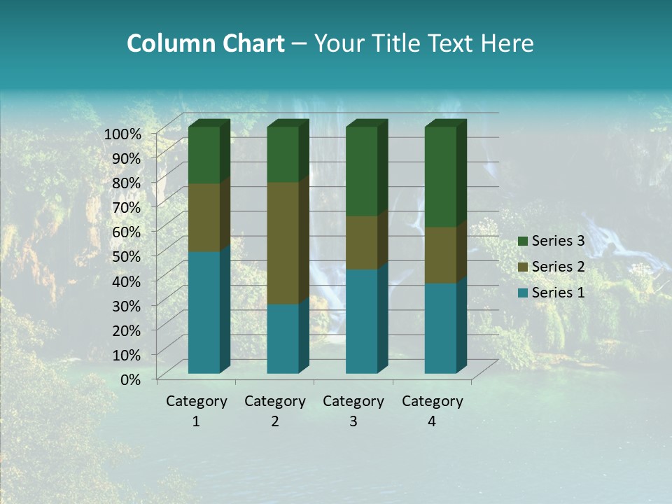 Beautiful Rock Falling PowerPoint Template
