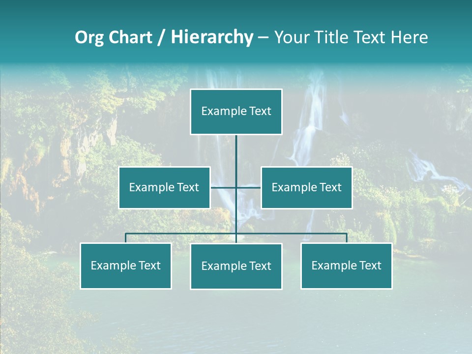 Beautiful Rock Falling PowerPoint Template