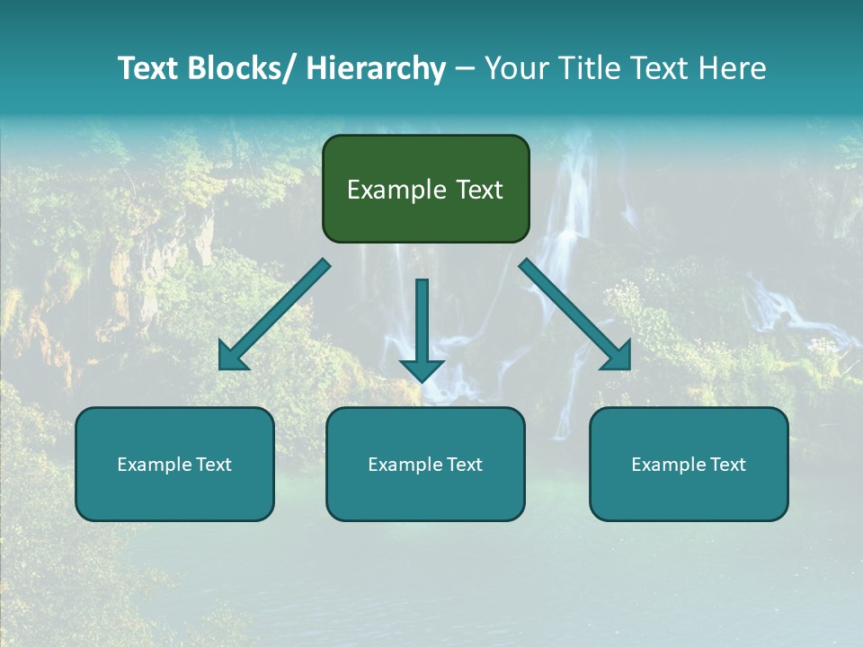 Beautiful Rock Falling PowerPoint Template