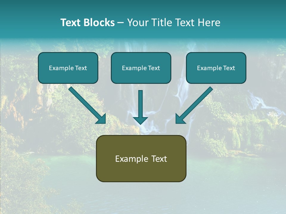 Beautiful Rock Falling PowerPoint Template