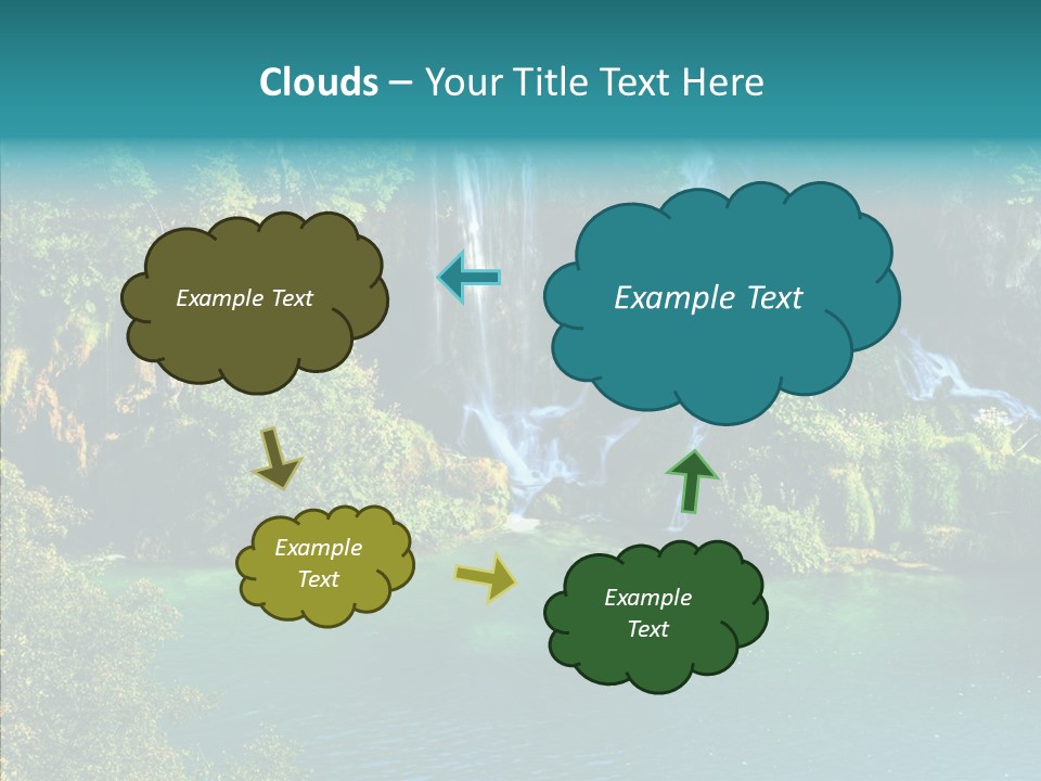 Beautiful Rock Falling PowerPoint Template