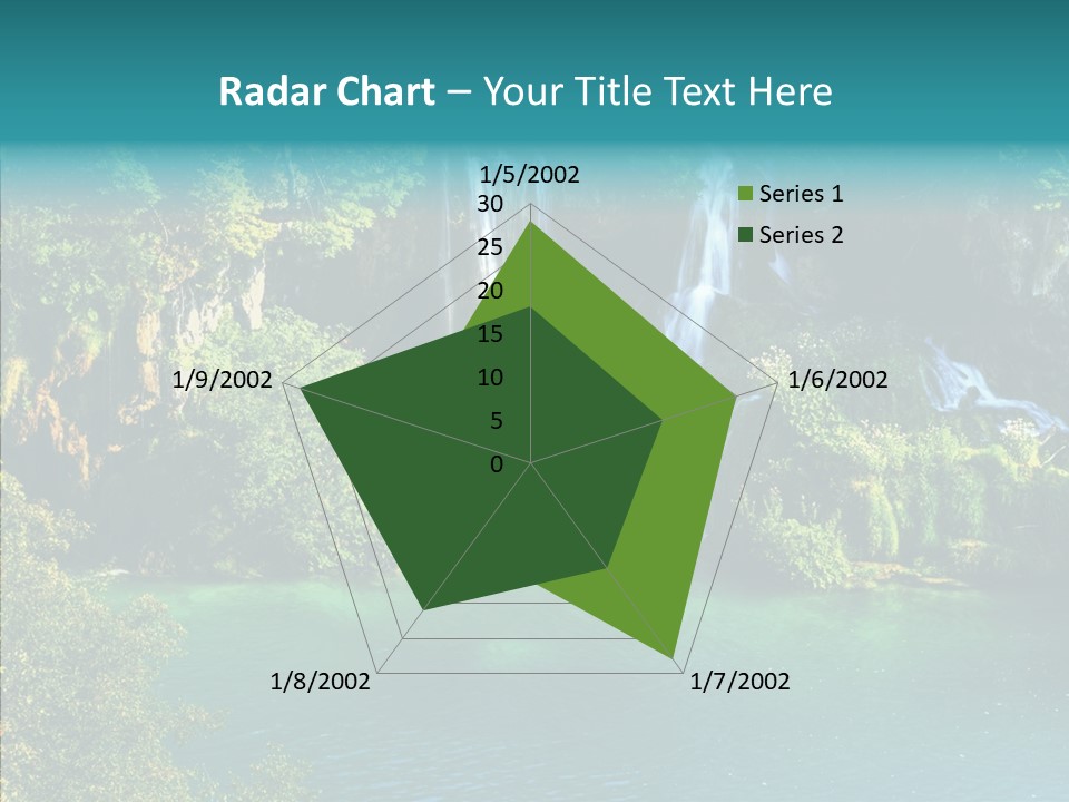 Beautiful Rock Falling PowerPoint Template
