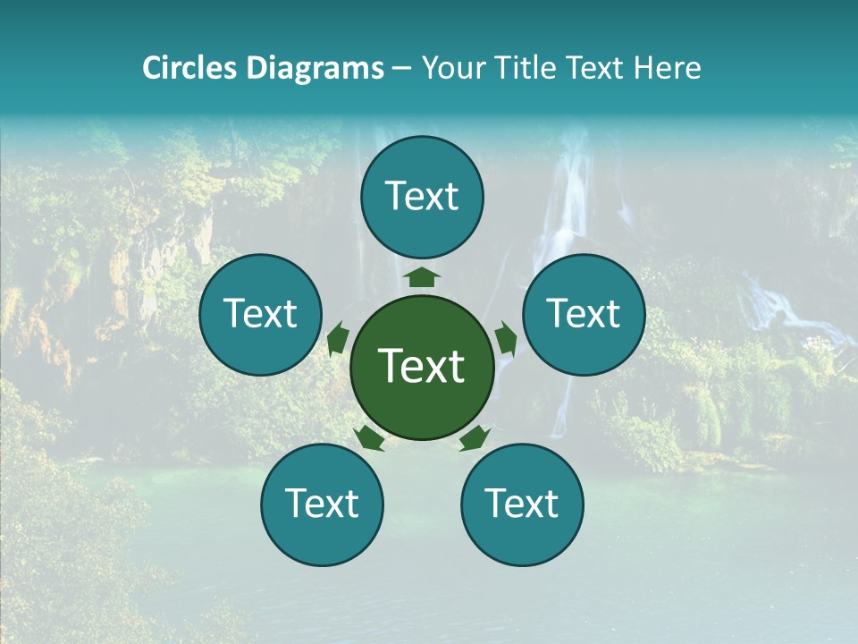 Beautiful Rock Falling PowerPoint Template