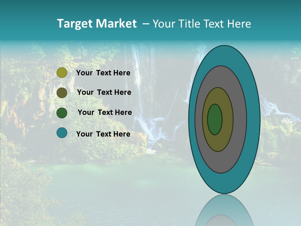 Beautiful Rock Falling PowerPoint Template