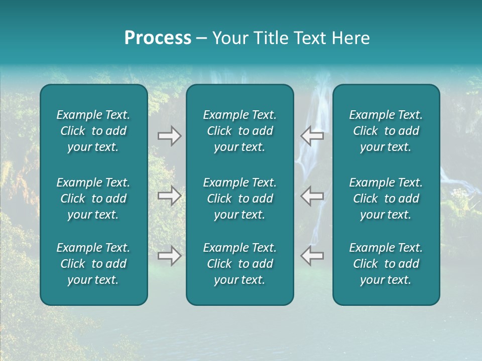 Beautiful Rock Falling PowerPoint Template