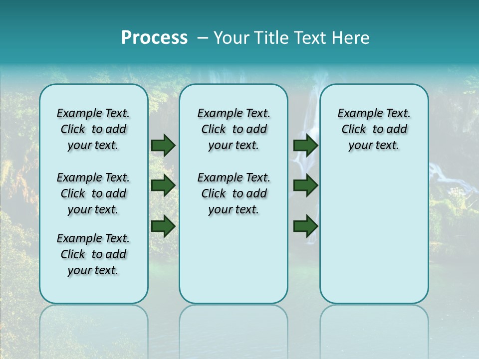 Beautiful Rock Falling PowerPoint Template