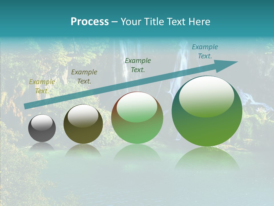 Beautiful Rock Falling PowerPoint Template