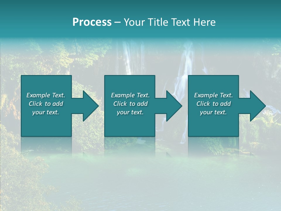Beautiful Rock Falling PowerPoint Template