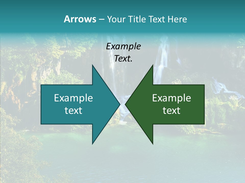 Beautiful Rock Falling PowerPoint Template