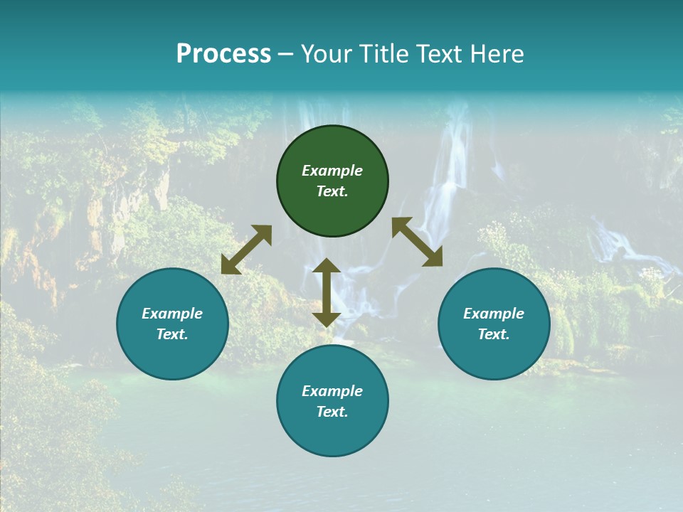 Beautiful Rock Falling PowerPoint Template