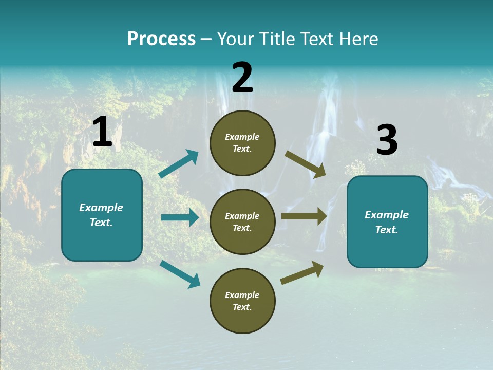 Beautiful Rock Falling PowerPoint Template