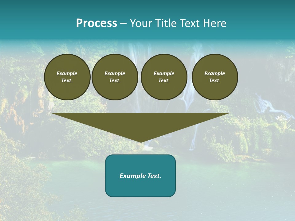 Beautiful Rock Falling PowerPoint Template