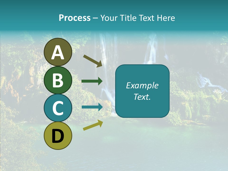 Beautiful Rock Falling PowerPoint Template