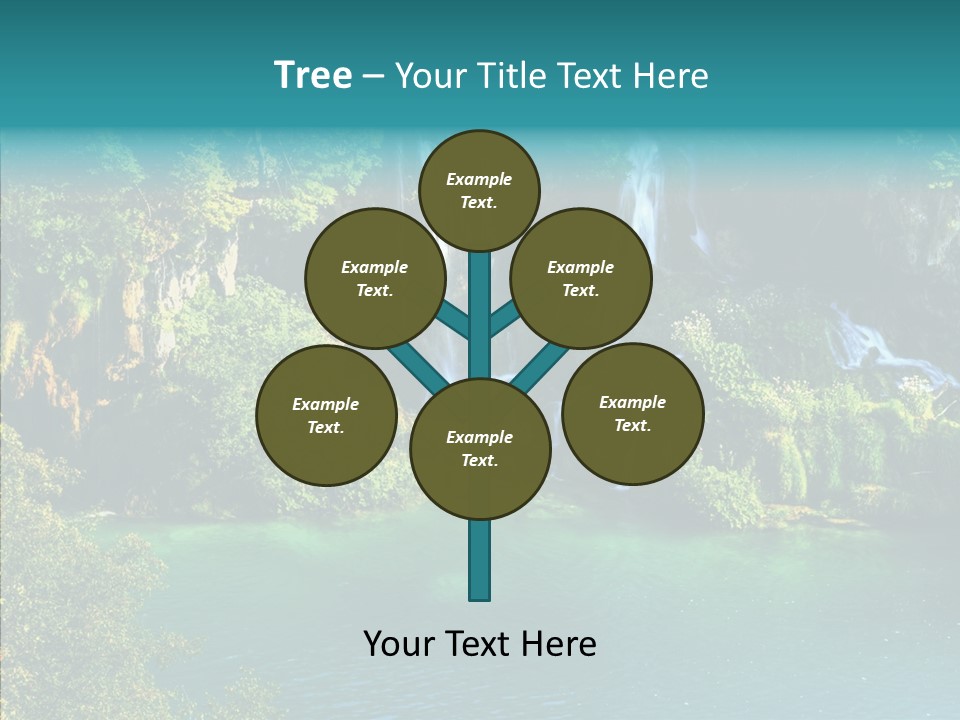 Beautiful Rock Falling PowerPoint Template